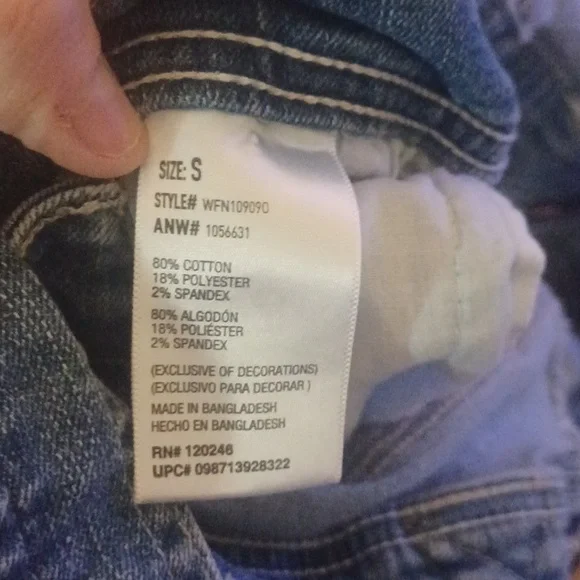 Wallflower blue Jean overalls size small - Picture 5 of 9